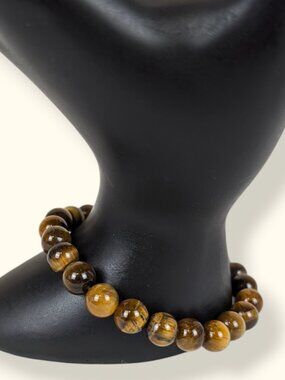 Tiger's Eye 8mm Beaded Stretch Bracelet
